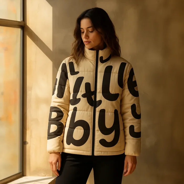 Chaqueta Acolchada Classic Women Letters