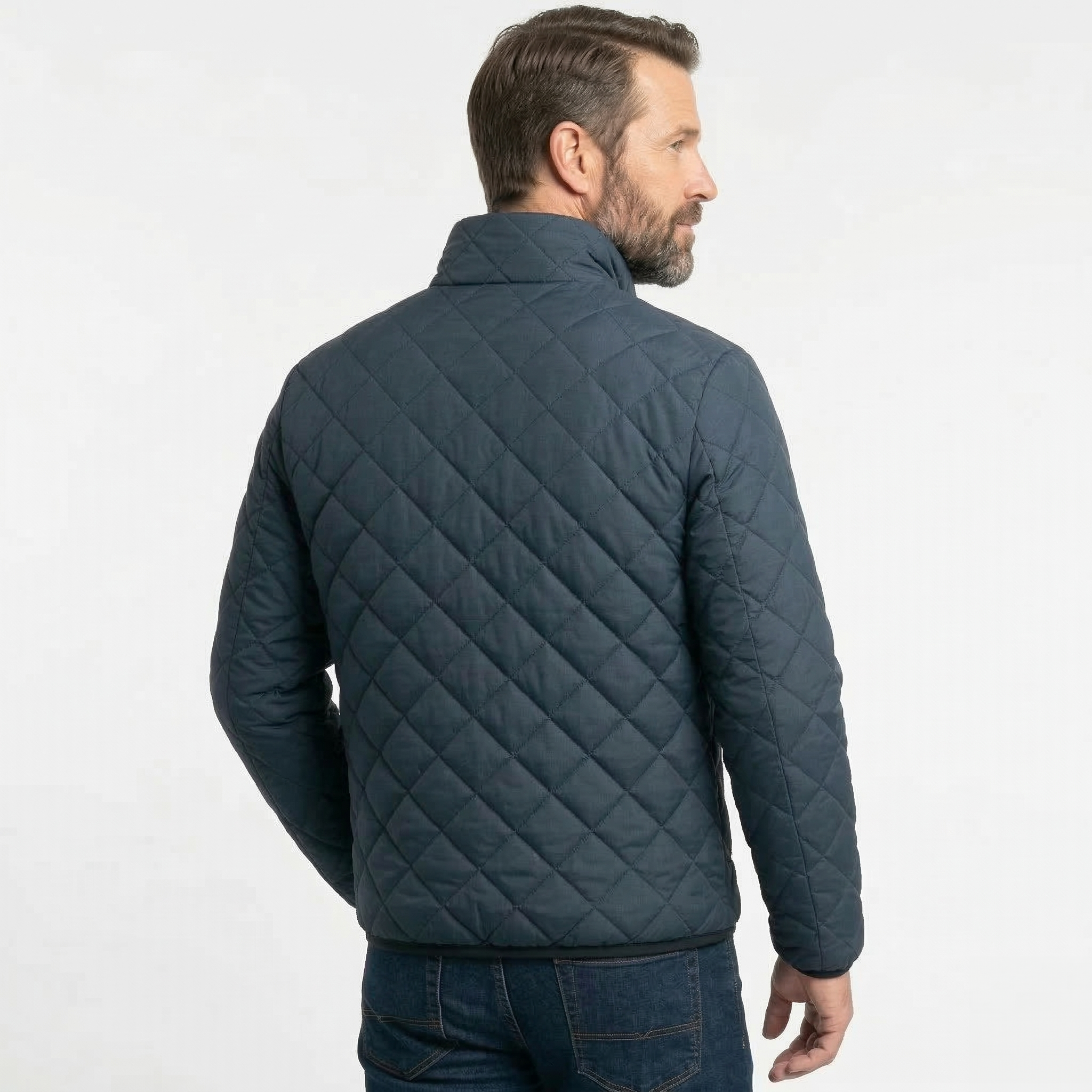 Chaqueta Acolchada Classic Rombo Men Navy