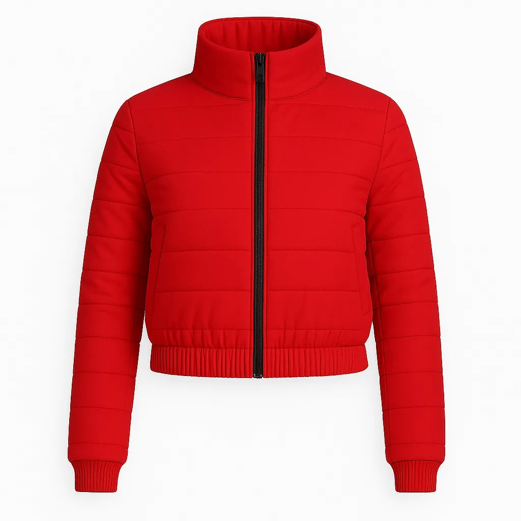 Chaqueta Acolchada Corta Women Red