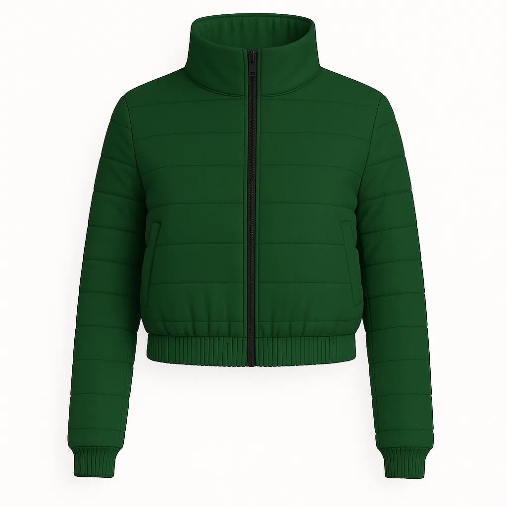 Chaqueta Acolchada Corta Women Green