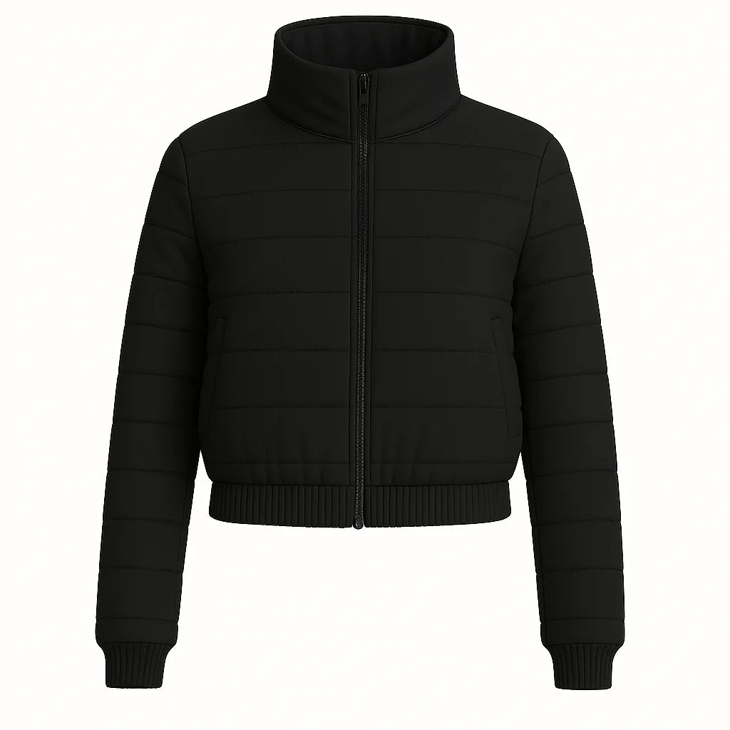 Chaqueta Acolchada Corta Women Black