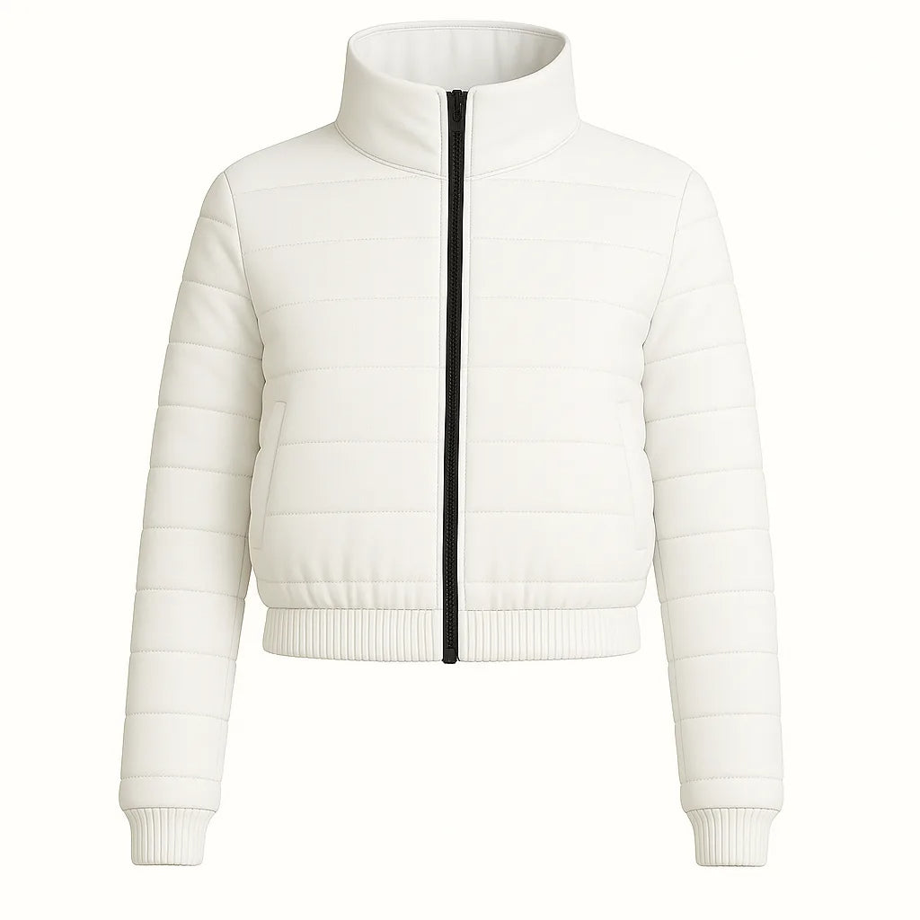 Chaqueta Acolchada Corta Women Whitte