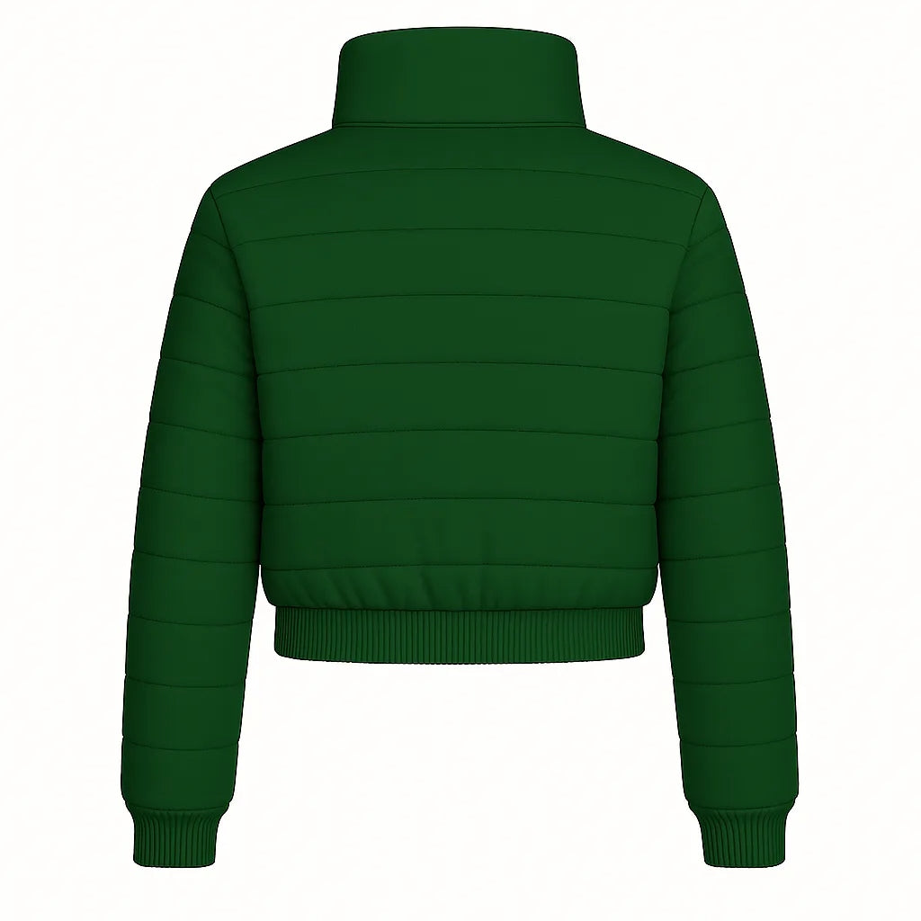 Chaqueta Acolchada Corta Women Green