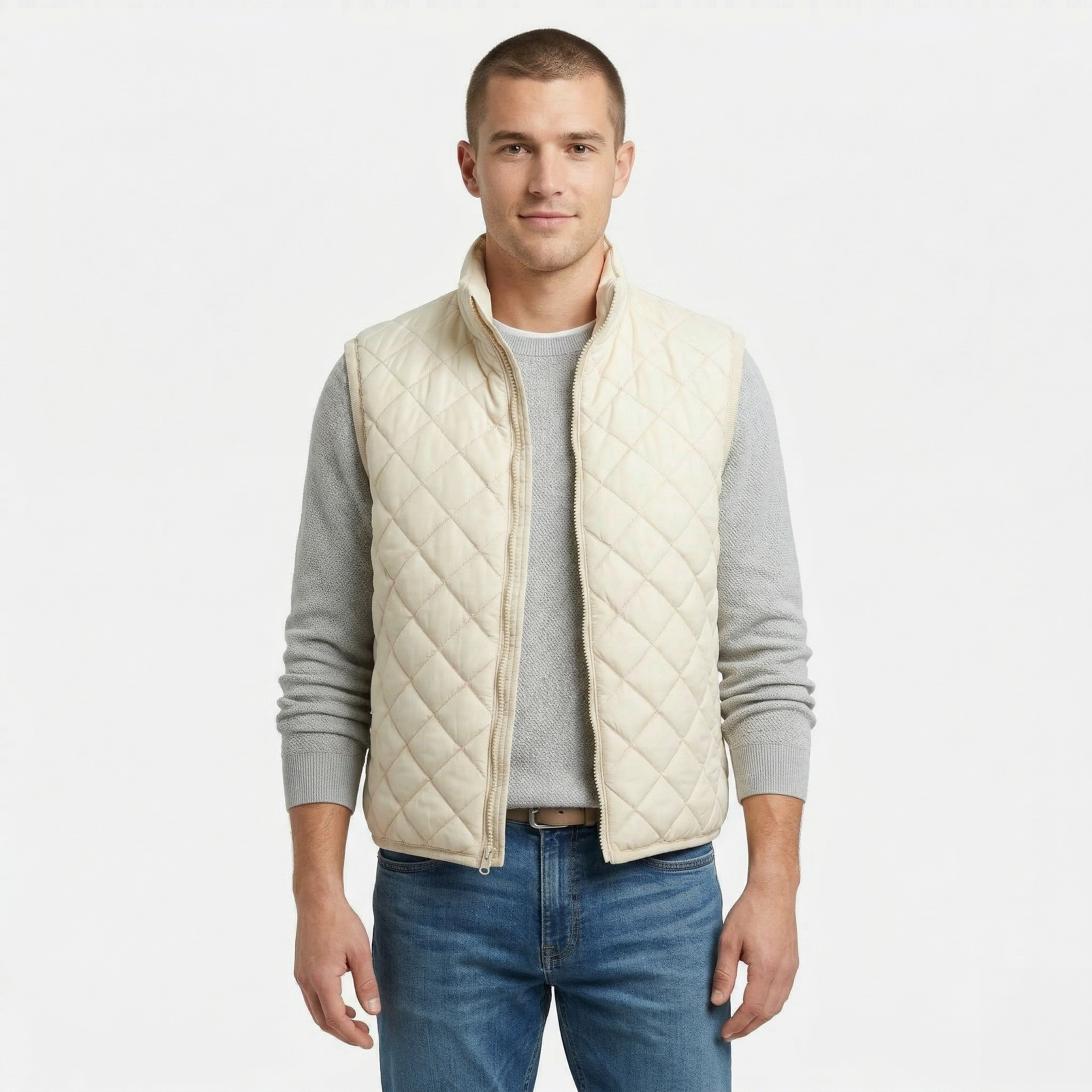 Chaleco Acolchado Rombo Men Bone