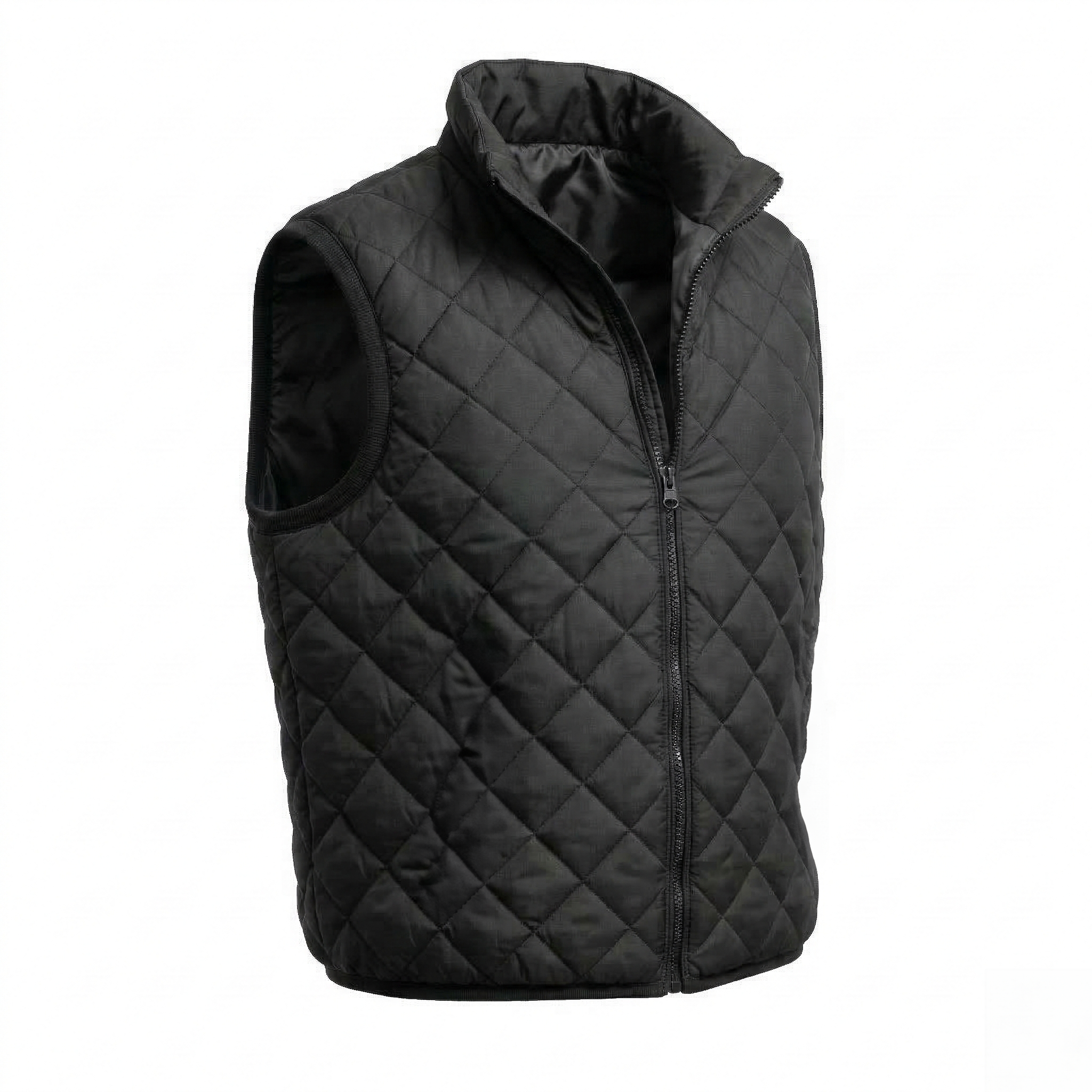 Chaleco Acolchado Rombo Men Black