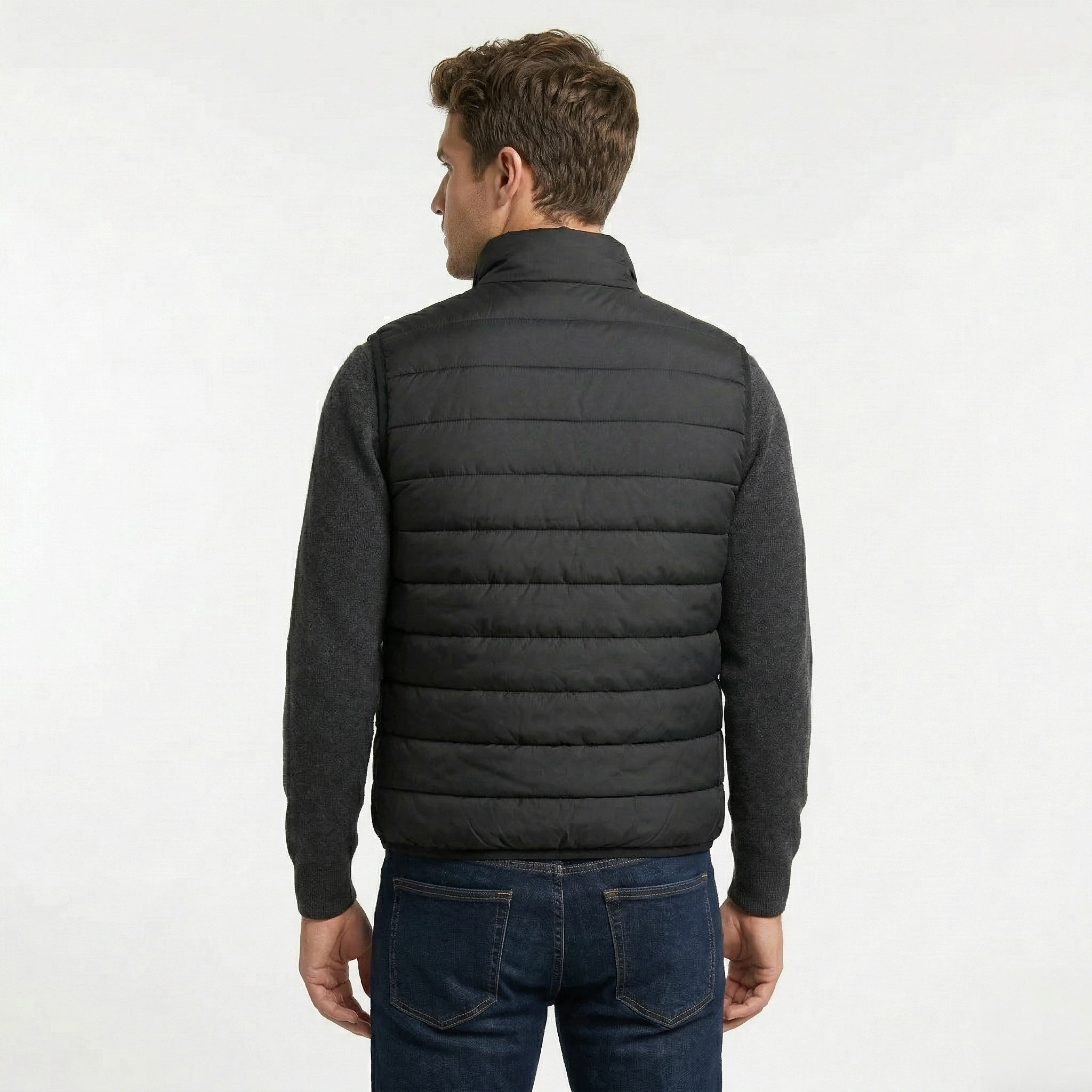 Chaleco Acolchado Línea Men Black