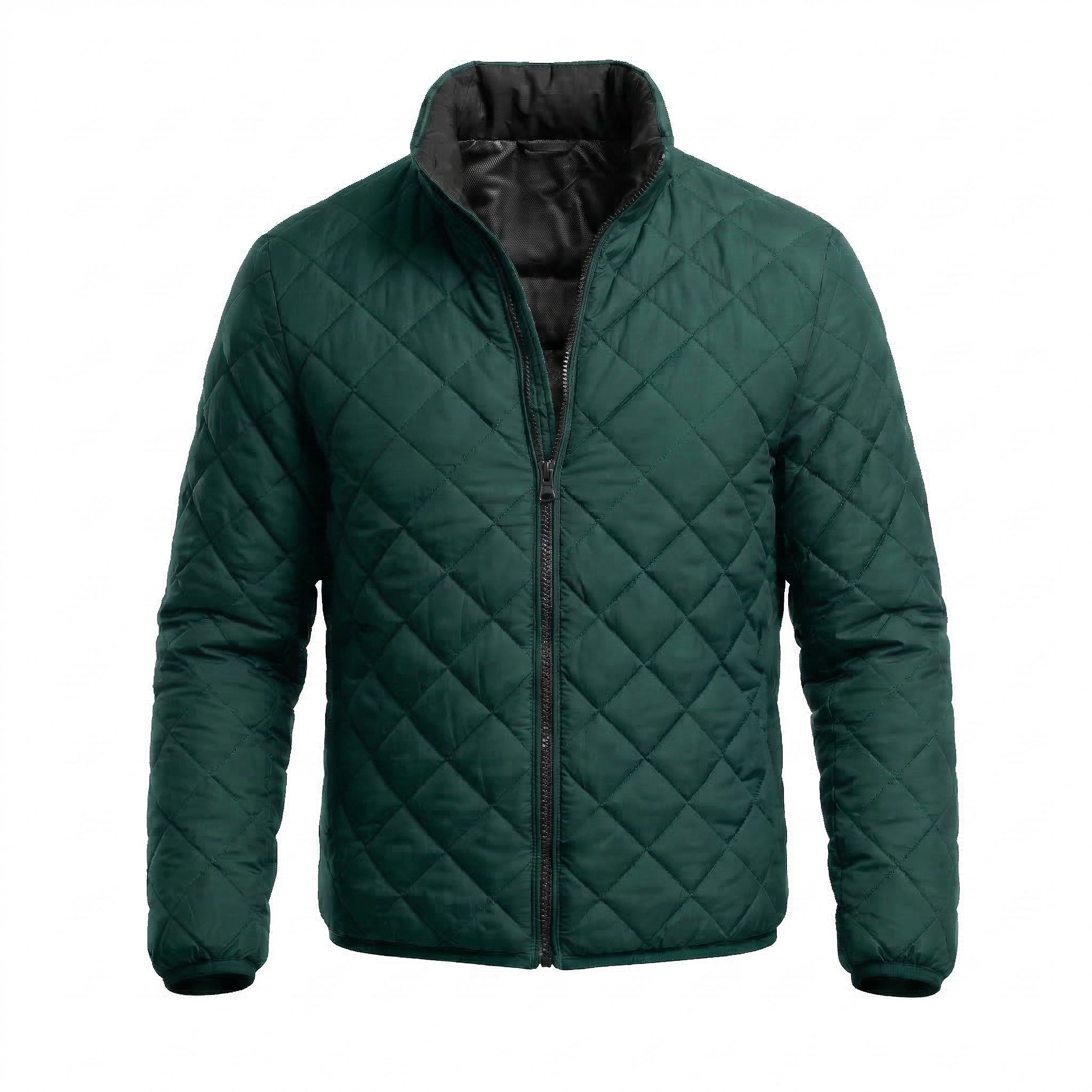 Chaqueta Acolchada Rombo Men Green