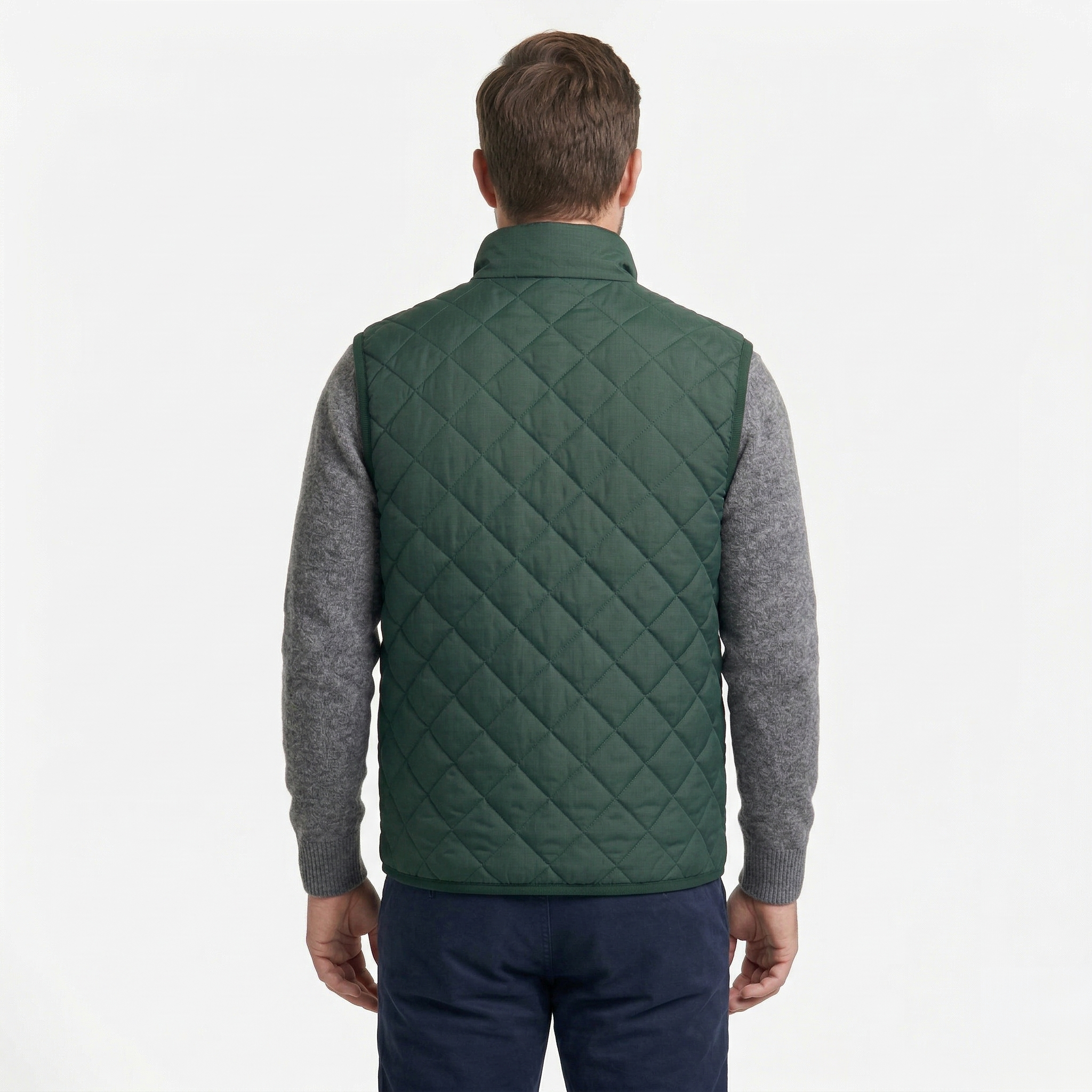 Chaleco Acolchado Rombo Men Green