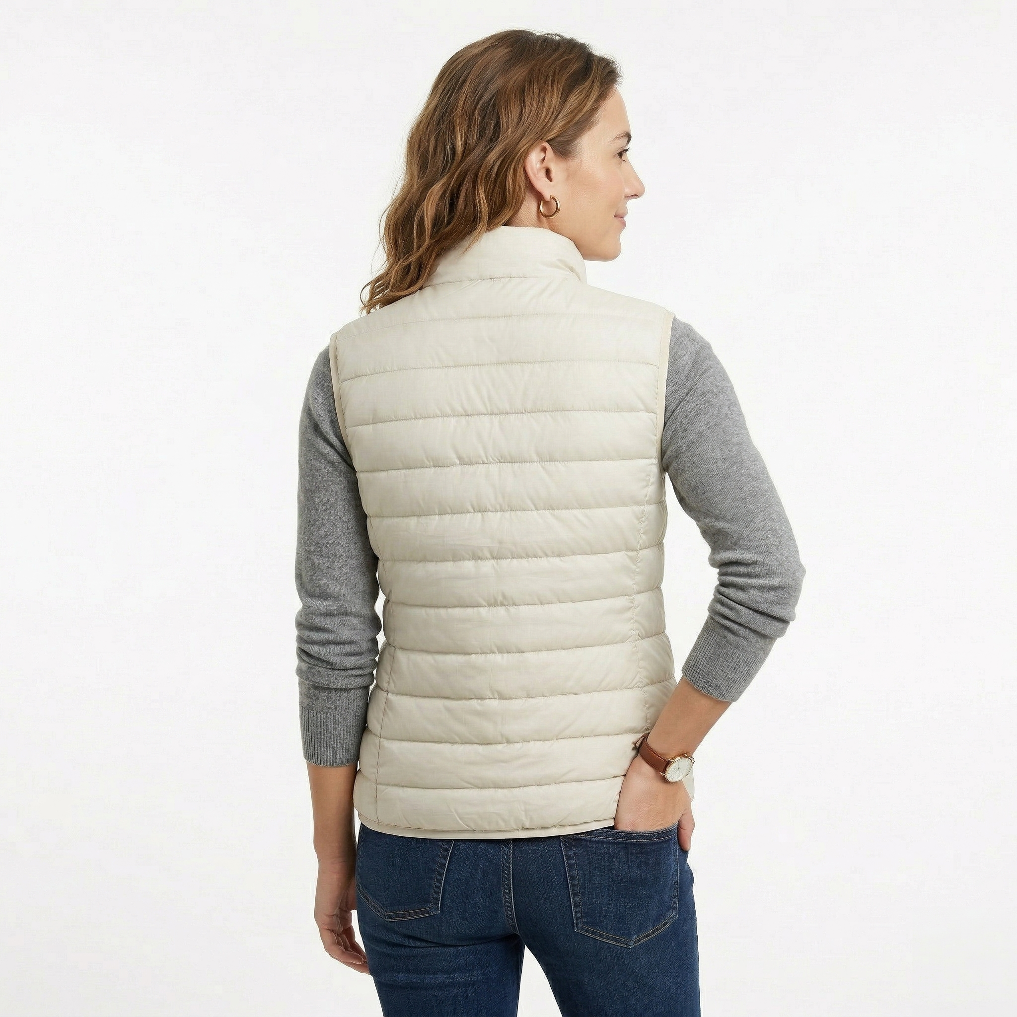 Chaleco Acolchado Women Bone