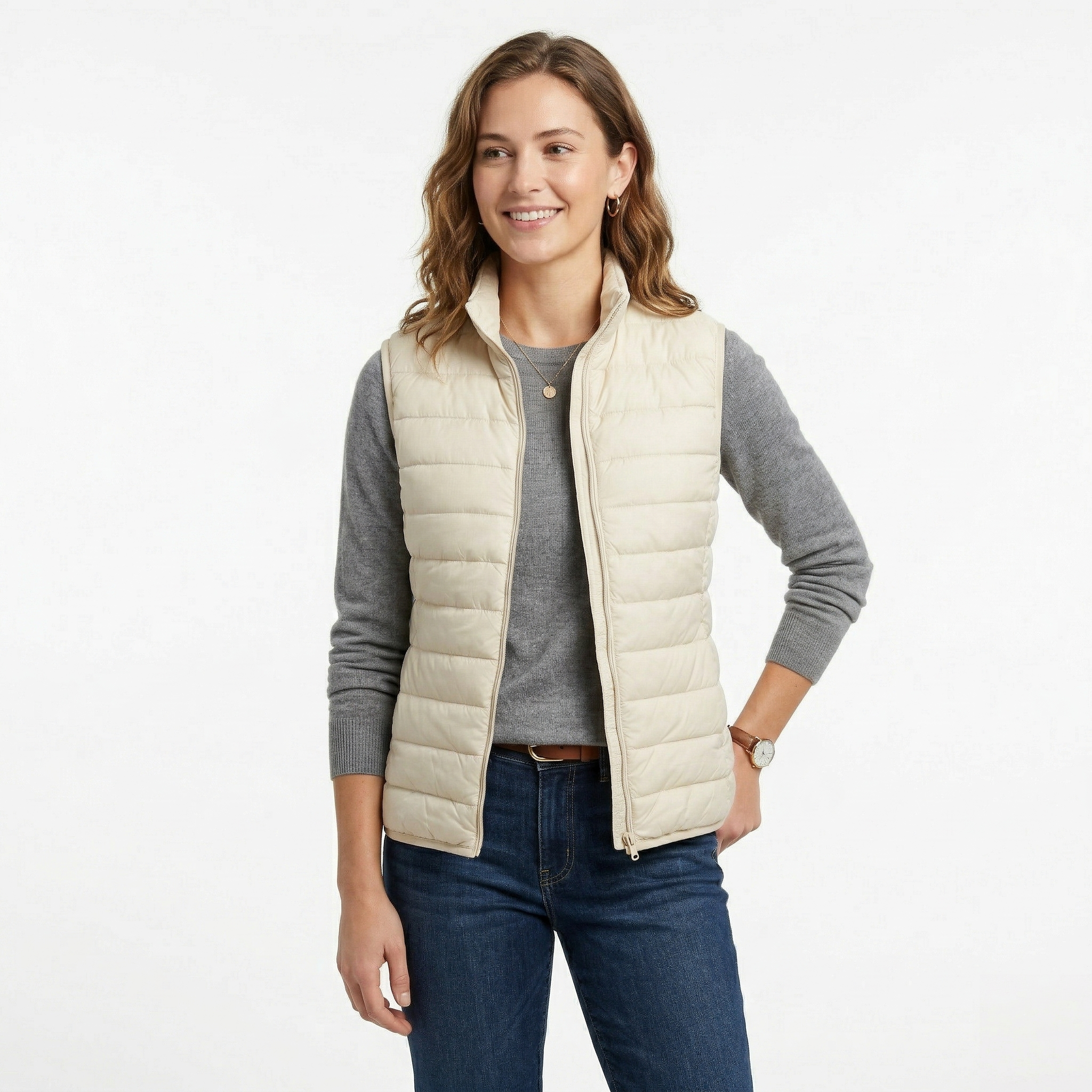 Chaleco Acolchado Women Bone