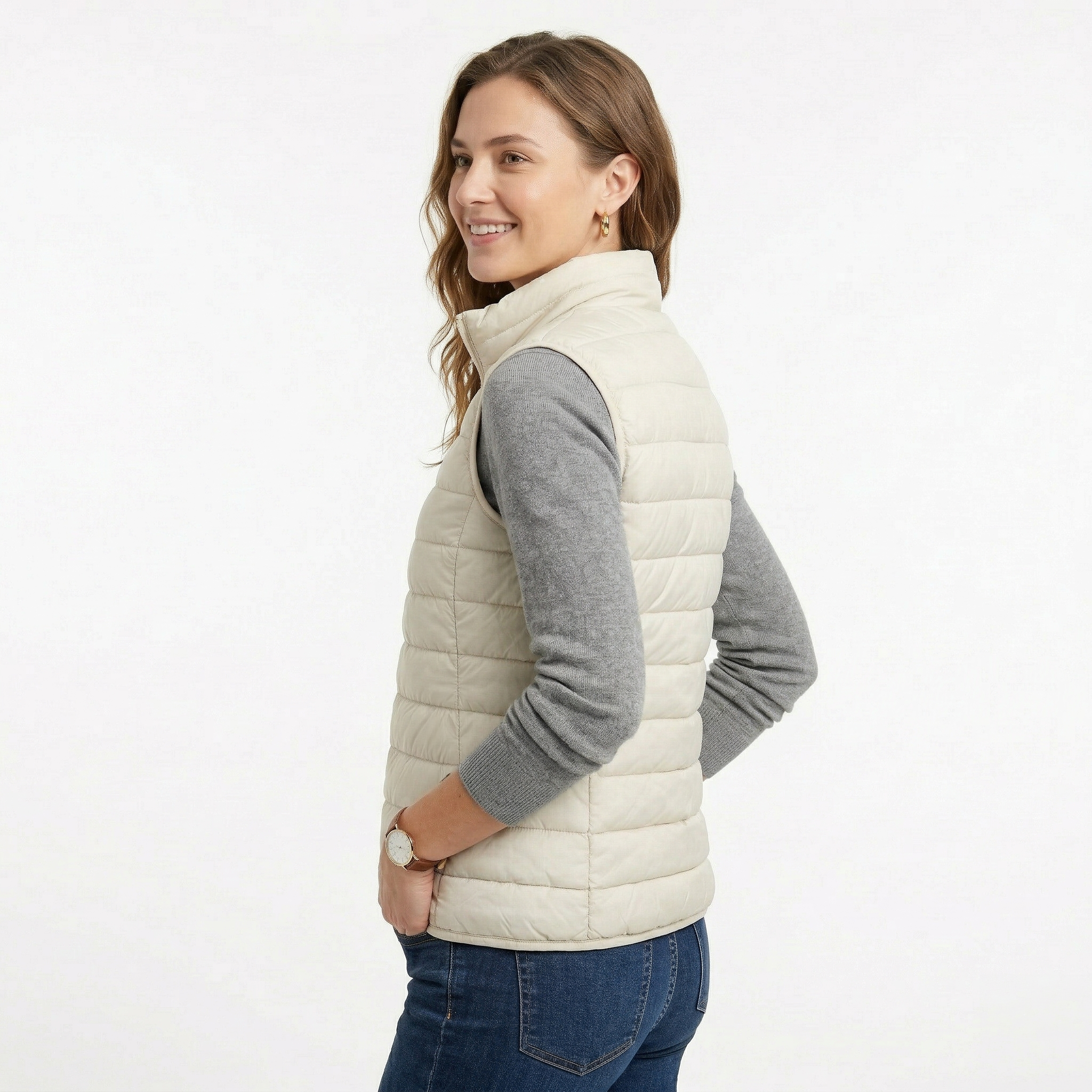 Chaleco Acolchado Women Bone