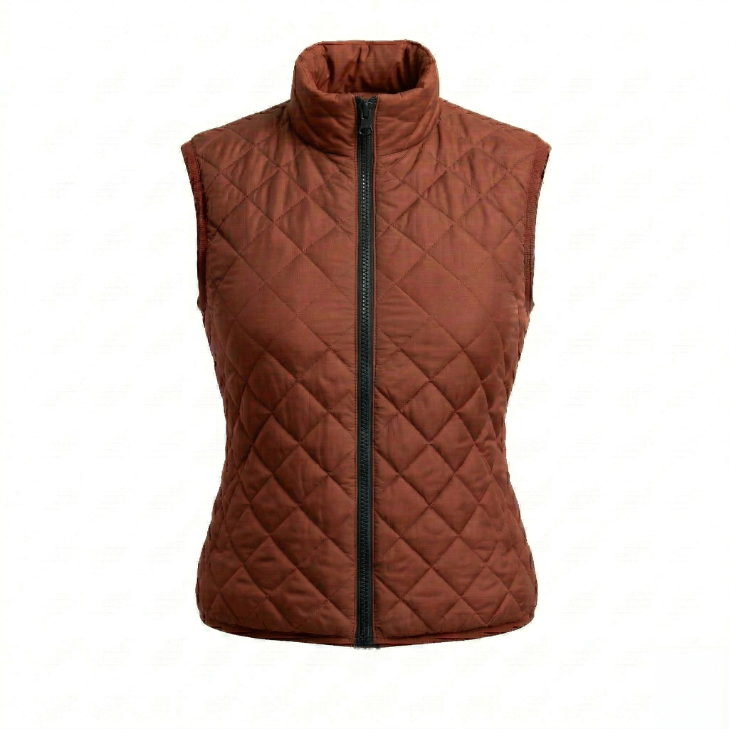 Chaleco Acolchado Rombo Women Terracota