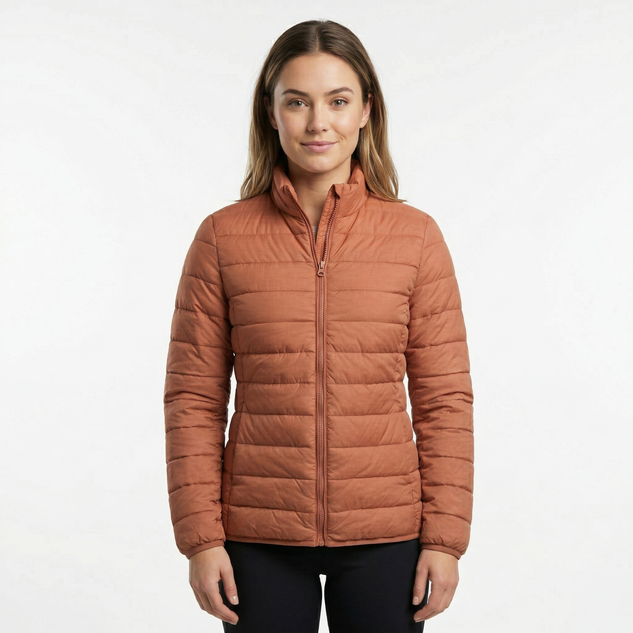 Chaqueta Acolchada Classic Women Terracota