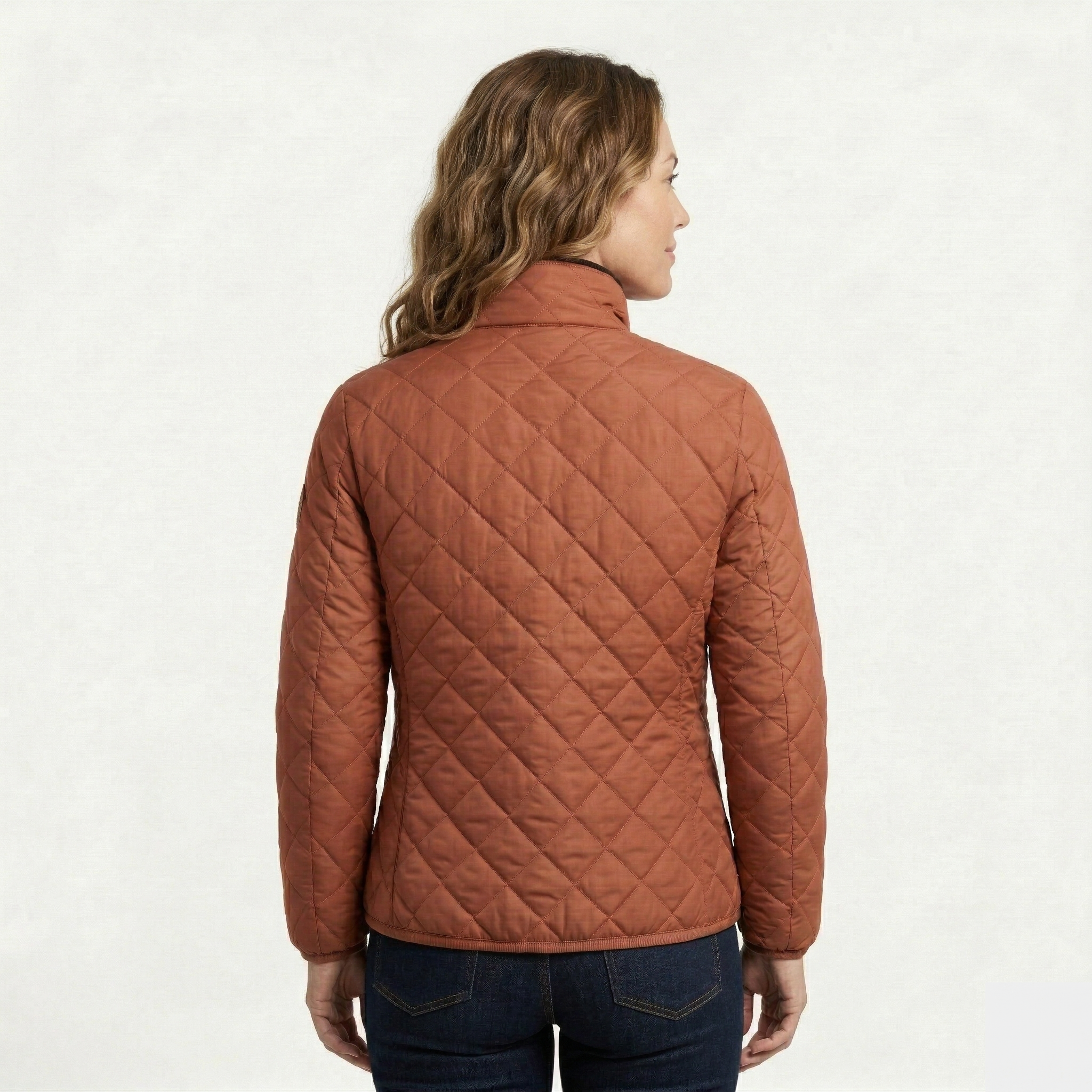 Chaqueta Acolchada Rombo Women Rombo Terracota