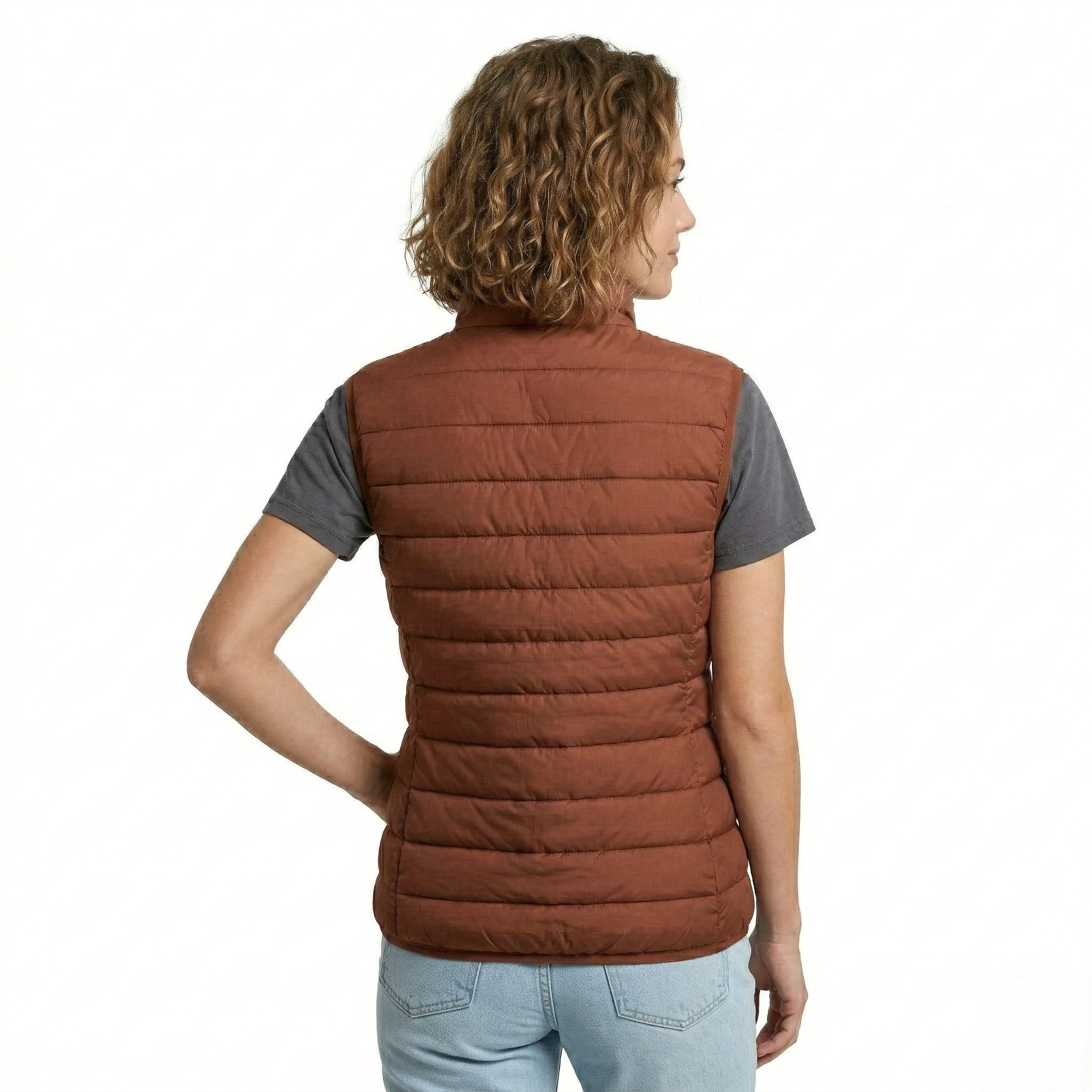 Chaleco Acolchado Women Terracota