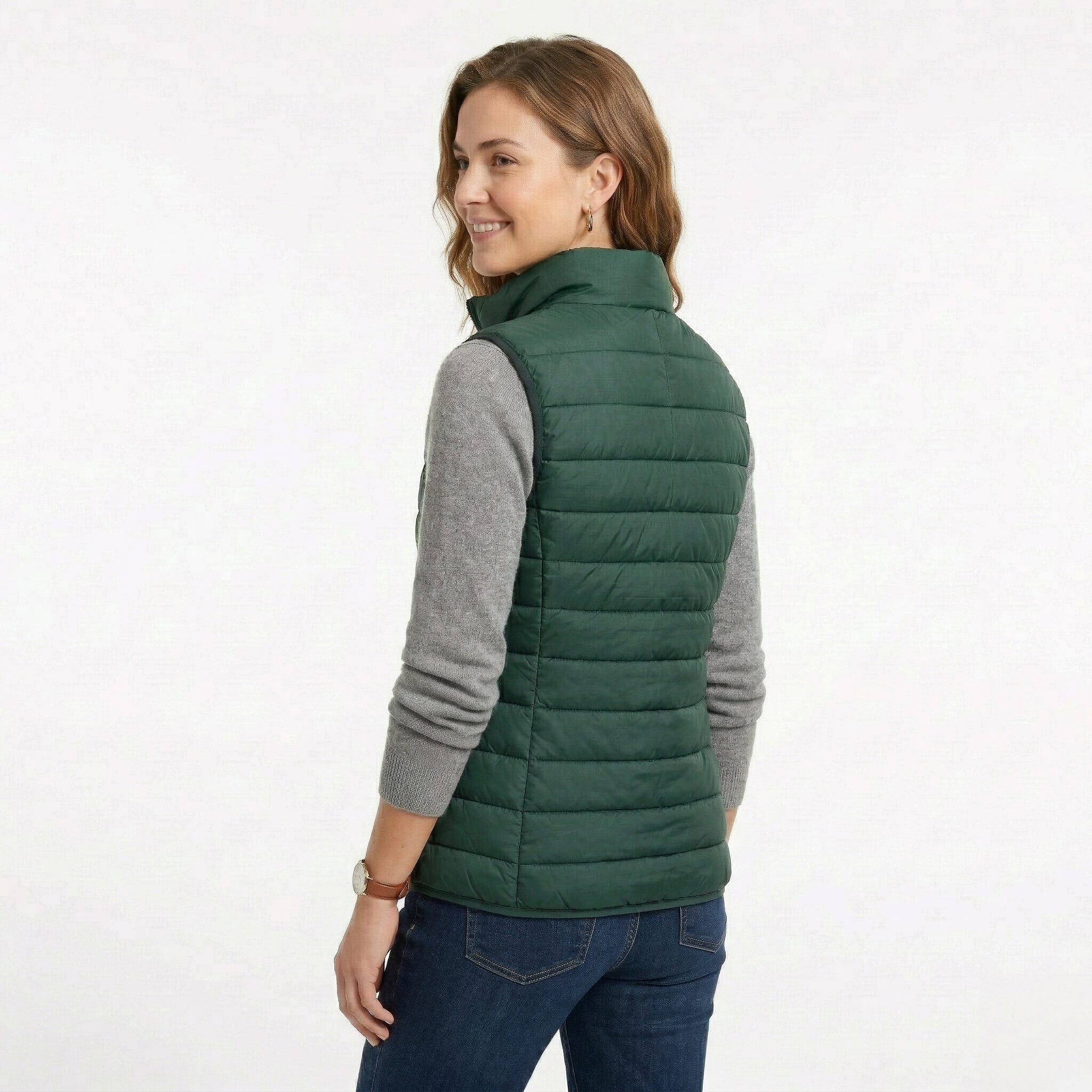 Chaleco Acolchado Women Green