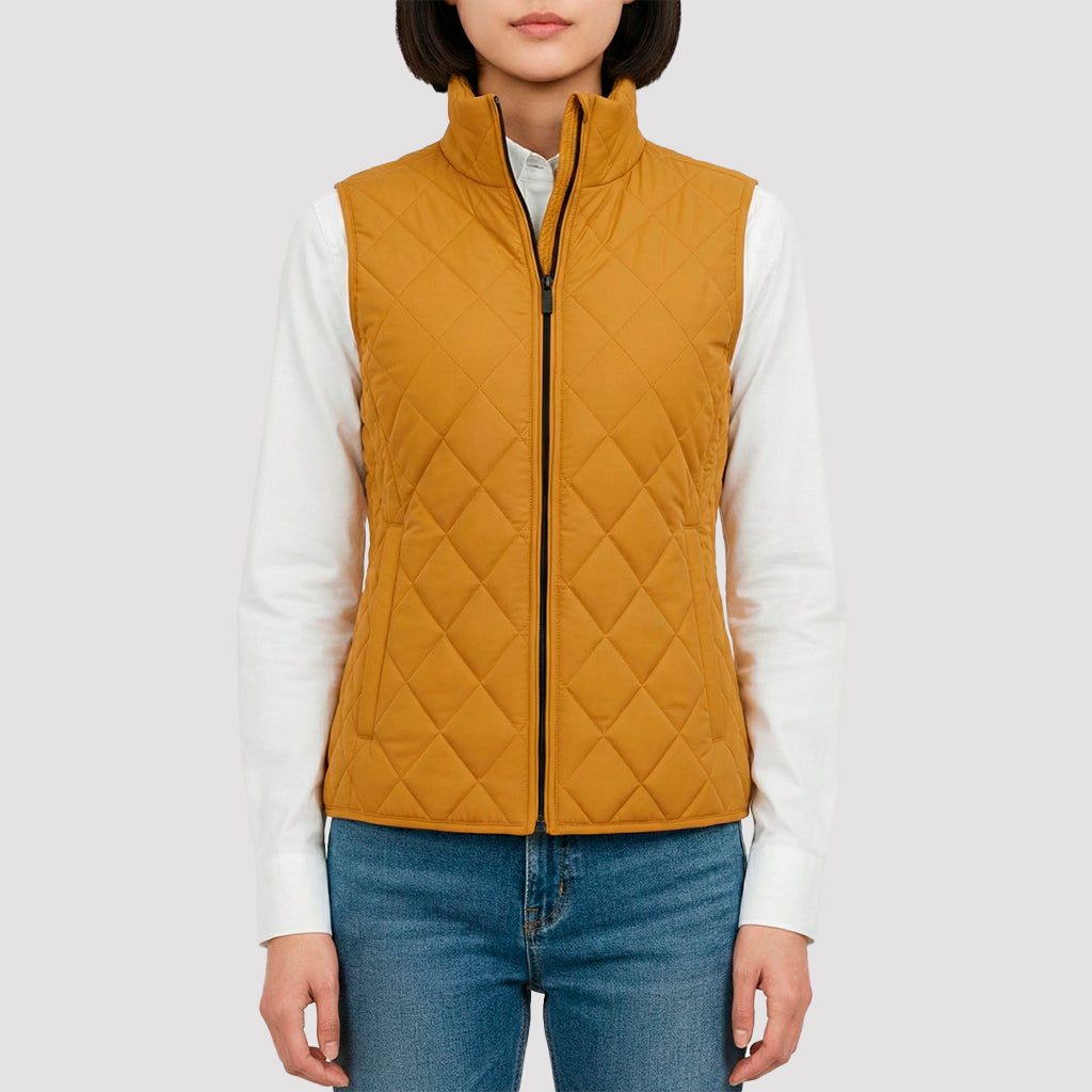 Chaleco Acolchado Women Mustard