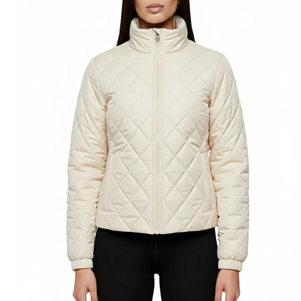 Chaqueta Acolchada Classic Women Rombo Bone